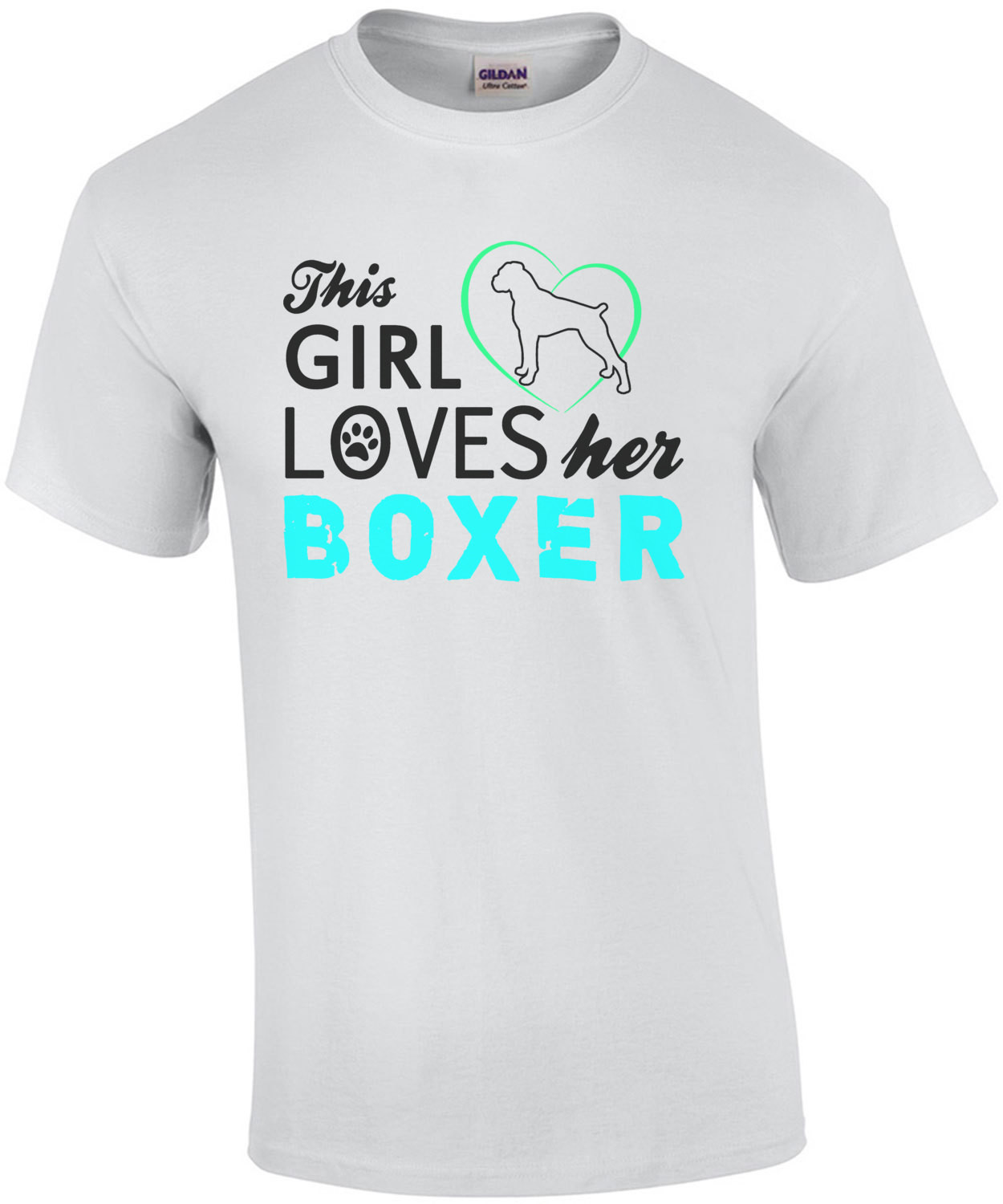 This Girl Loves Her Boxer T-Shirt