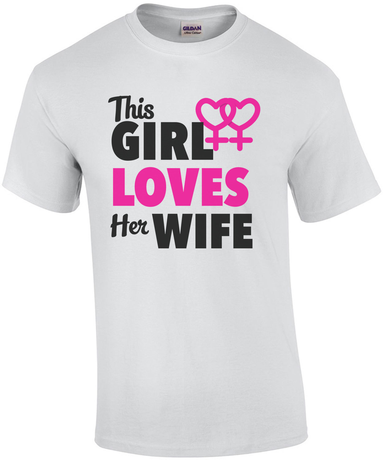 This girl loves her wife - lesbian t-shirt