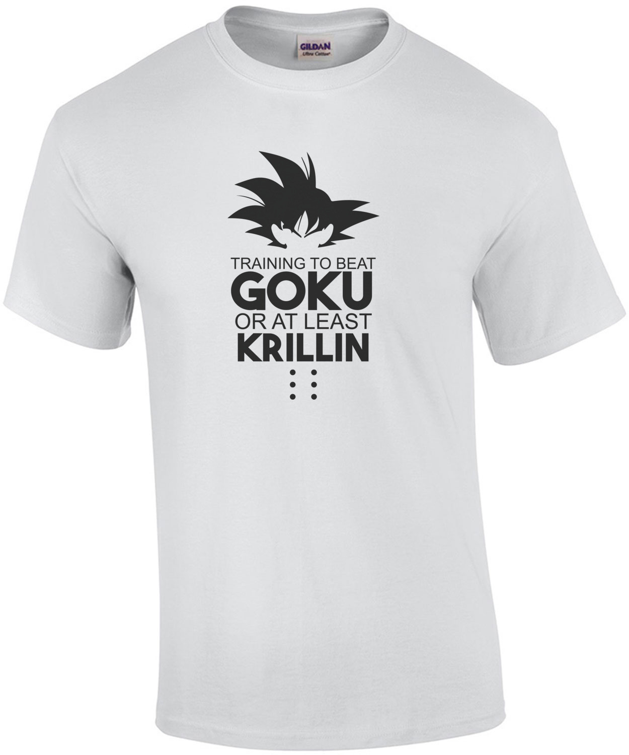 Training to beat Goku or at least krillin - dragon ball t-shirt