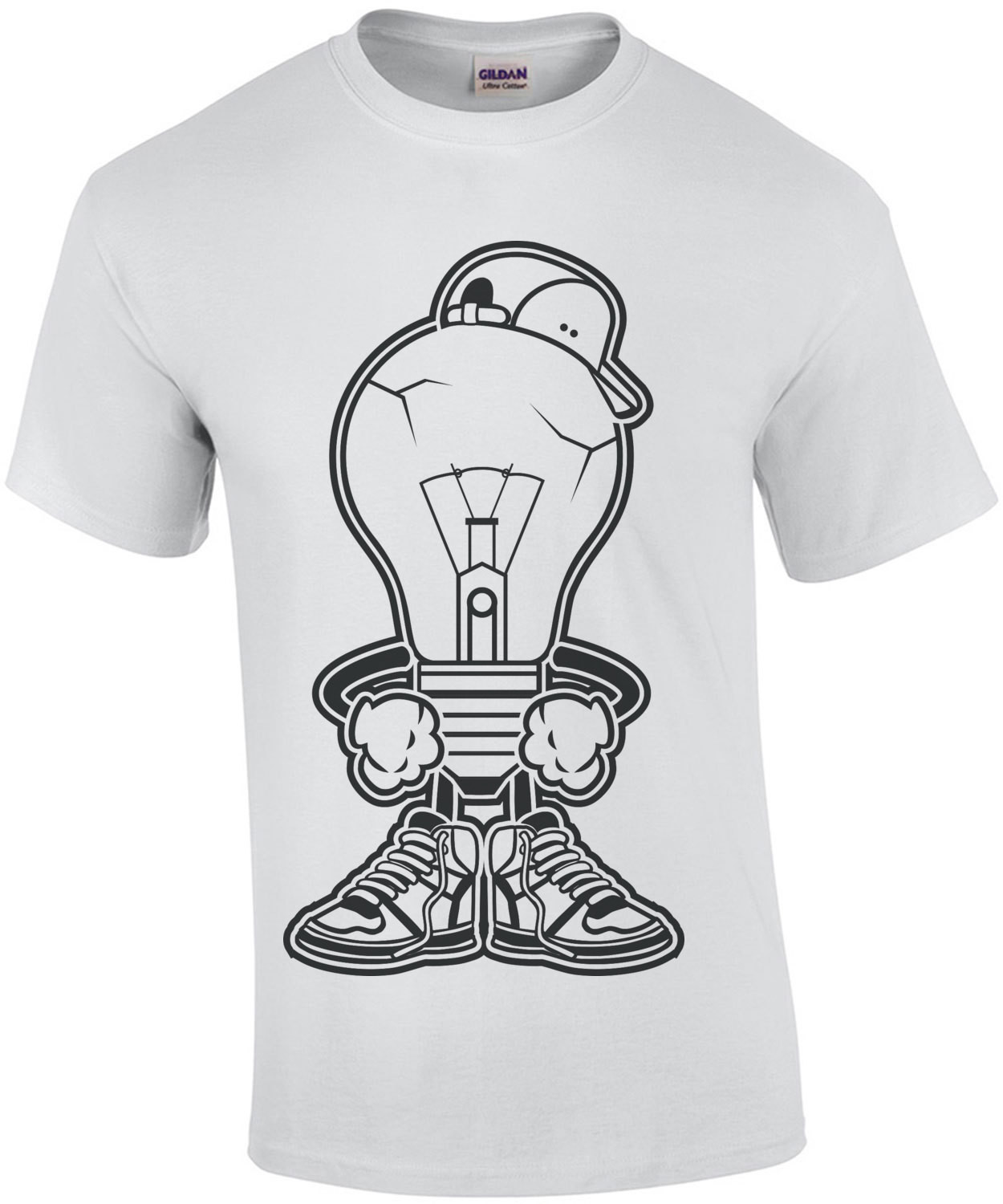 Vintage New York Gangsta Broken Light Bulb T-Shirt