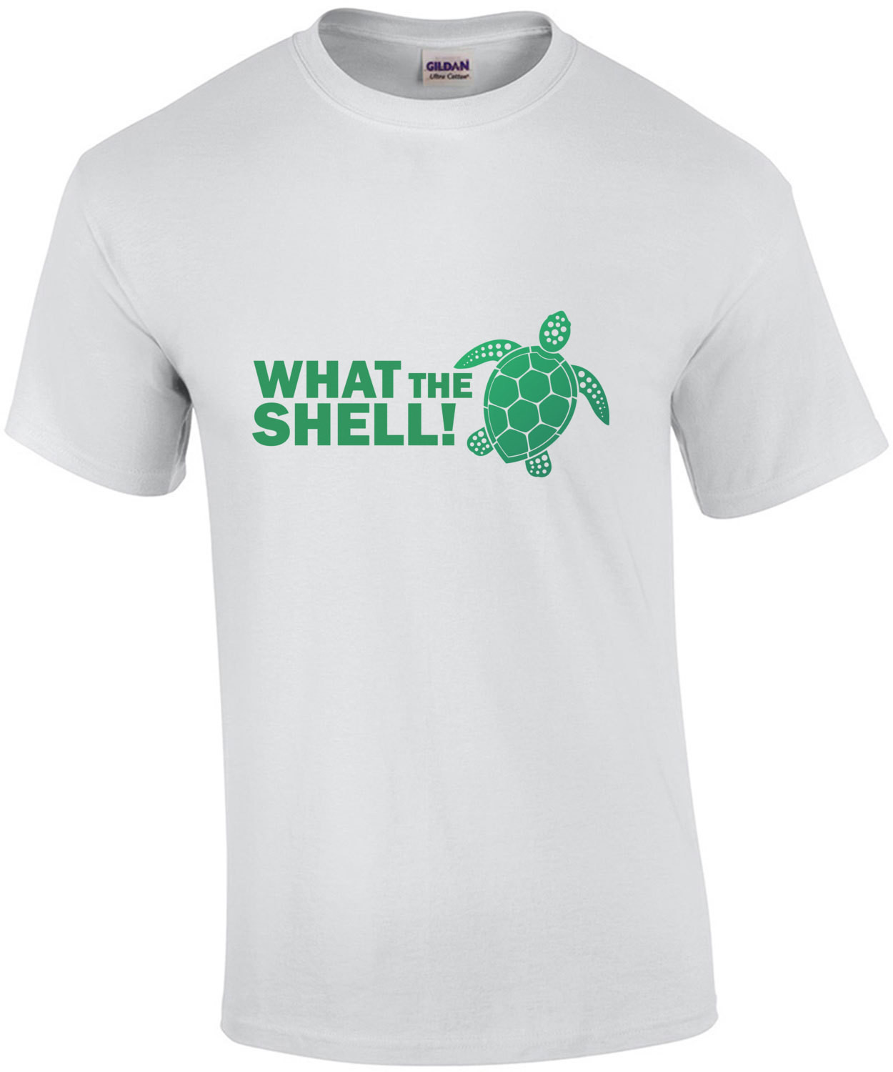 What the shell - funny turtle t-shirt