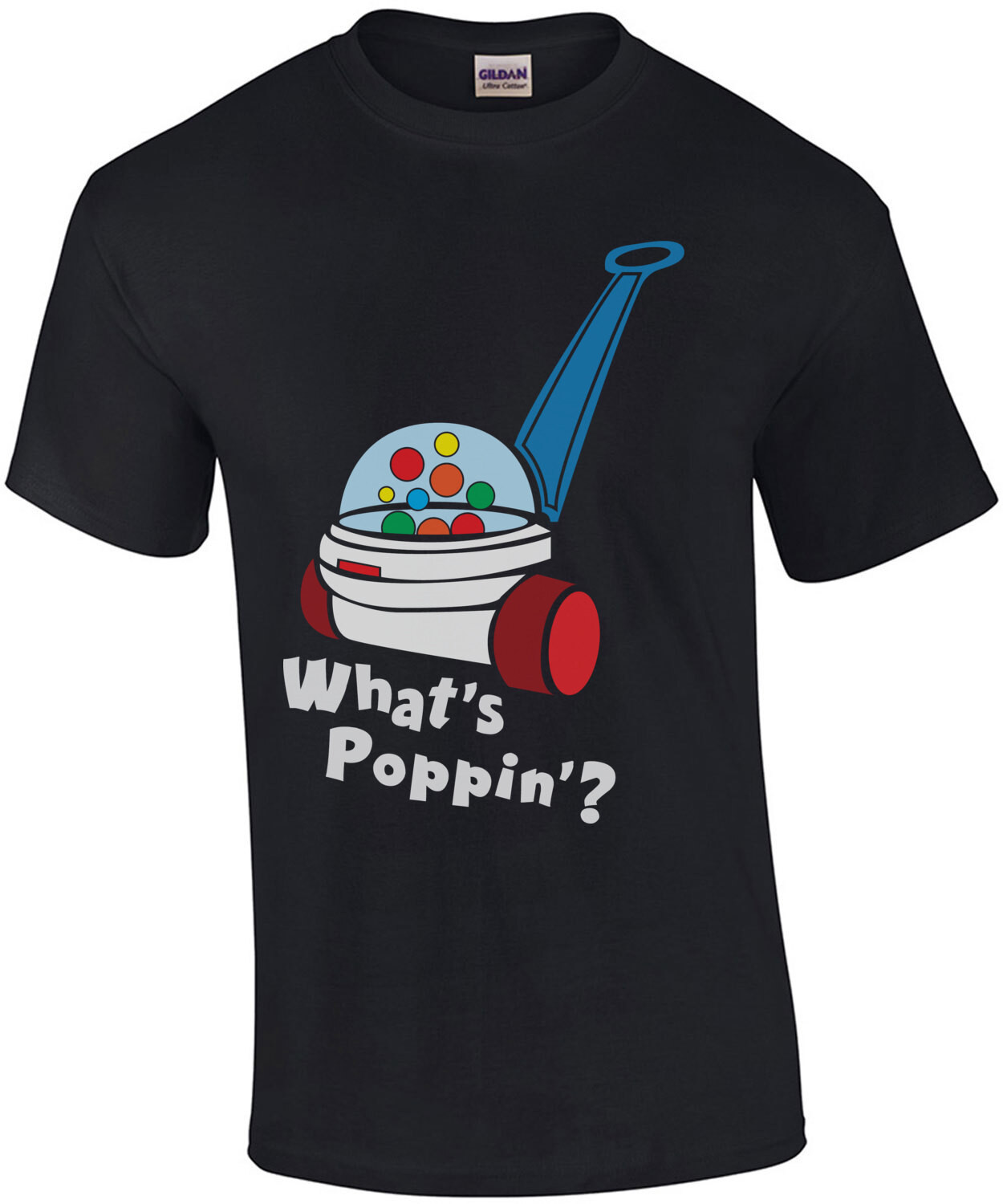 What's Poppin'? Funny Retro Fisher Price Corn Popper Toy 80's T-Shirt