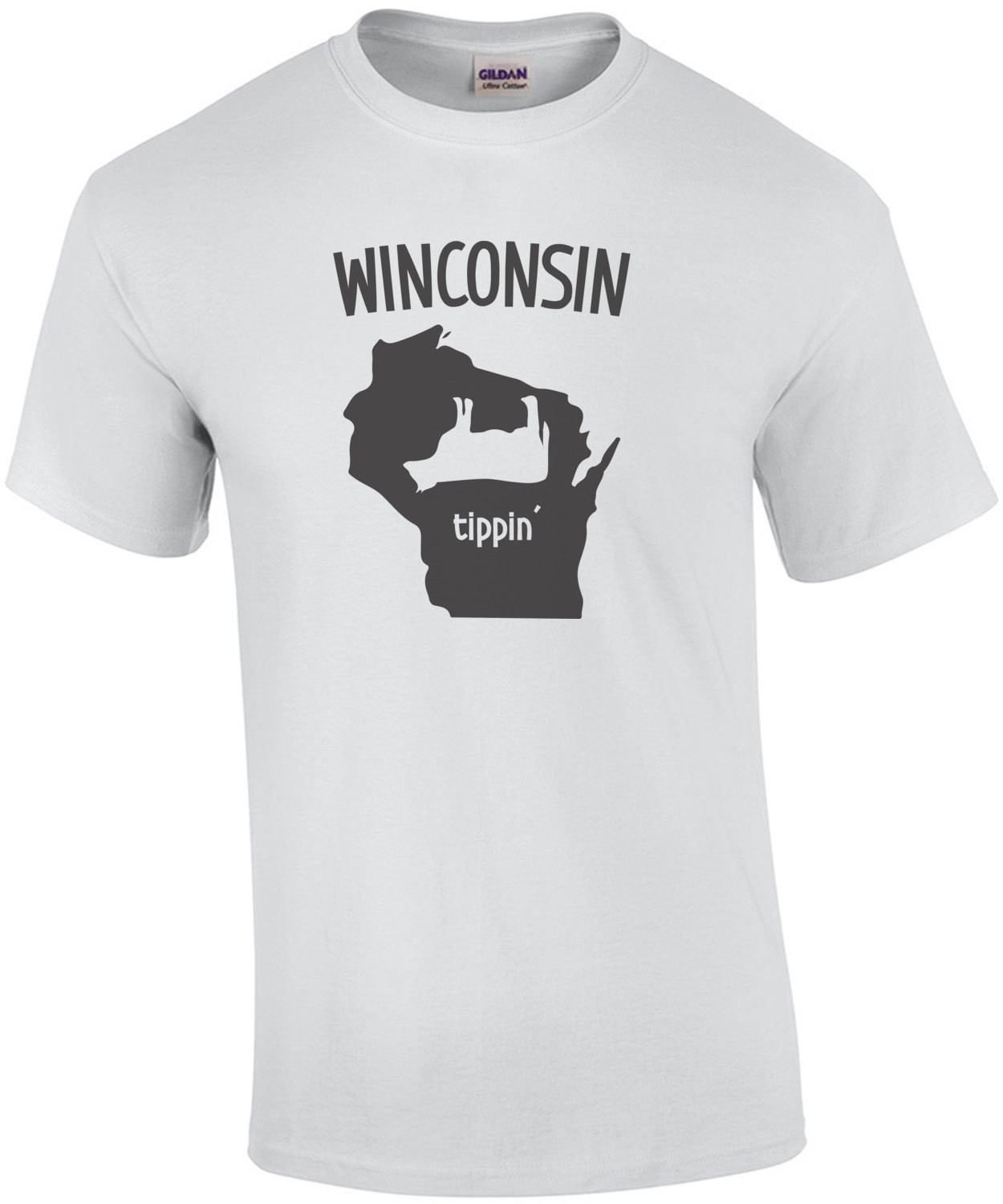 Wisconsin Cow Tippin' - Wisconsin T-Shirt