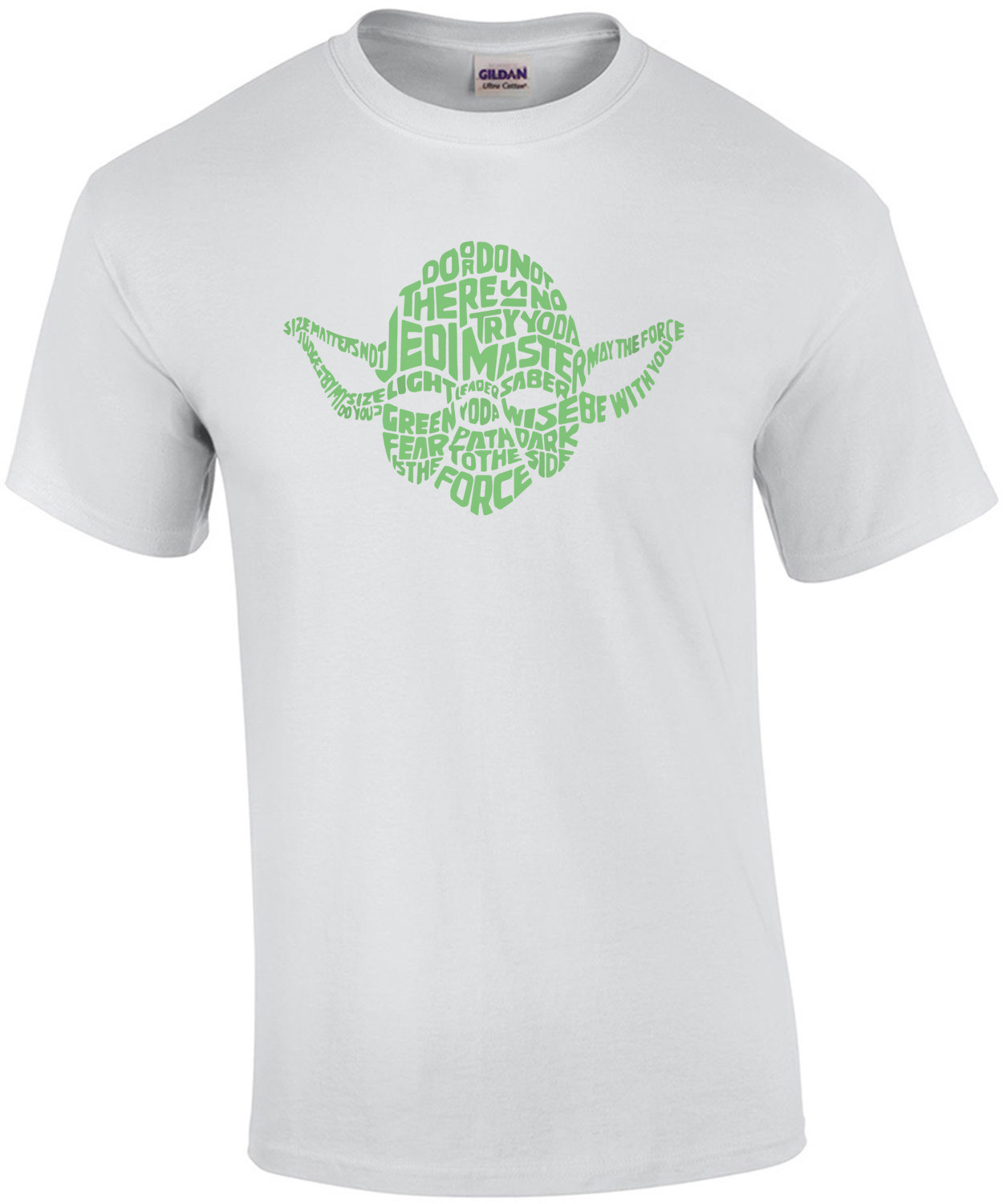 Yoda Typography - Star Wars T-Shirt shirt