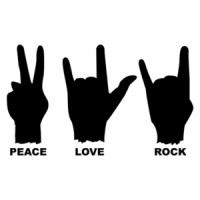 121 Peace Love Rock And Roll Svg SVG PNG EPS DXF File