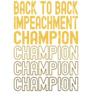 Back to back impeachment champion - Trump 2024 Republican Election T-Shirt