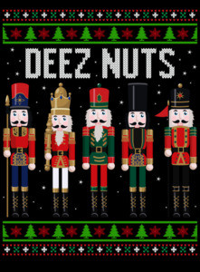 Deez Nuts Ugly Christmas Sweater