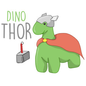 Dino Thor - Dinosoar Pun T-Shirt