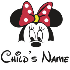 Disney Family Group Shirts - Minnie Mouse - Child's Name - Disney T-Shirt