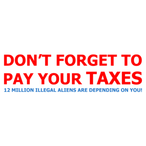 Don't Forget To Pay Your Taxes T-shirt