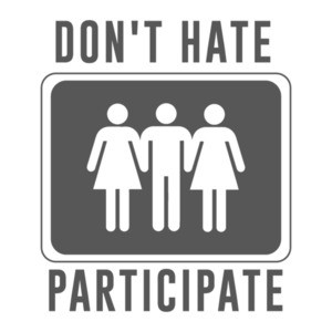 Don't Hate Participate - Funny Sexual T-Shirt