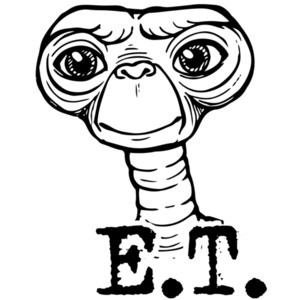 E.T. Alien T-Shirt - 80's T-Shirt