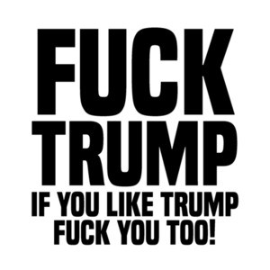 Fuck Trump - If you like trump fuck you too - political anti trump election 2024 t-shirt