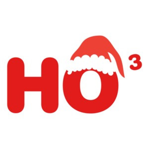 Ho To The Third Power Funny Christmas Tee