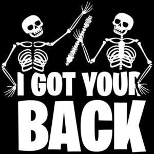 I got your back - Funny Halloween Pun T-Shirt