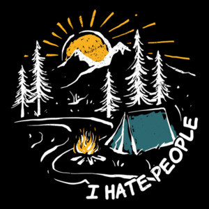 I Hate People Camping Shirt