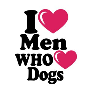 I Heart Men Who Heart Dogs T-Shirt