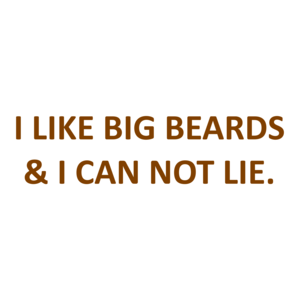 I LIKE BIG BEARDS & I CAN NOT LIE. Shirt