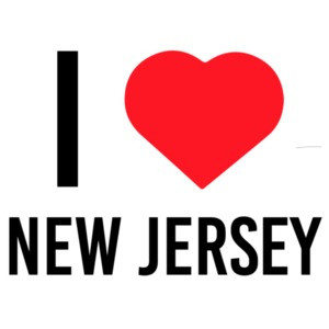 I LOVE New Jersey - New Jersey T-Shirt