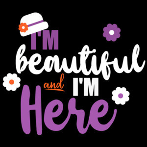 I'm Beautiful and I'm here - The Color Purple - 80's T-Shirt