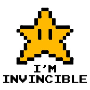 I'm invincible - Super Mario Bros T-Shirt
