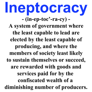 Ineptocracy Definition - Political T-shirt