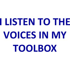 I LISTEN TO THE VOICES IN MY TOOLBOX - funny mechanic Shirt