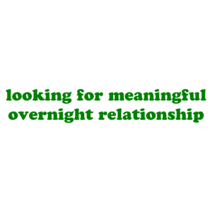 looking for meaningful overnight relationship Shirt