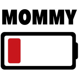 Low Battery - Mommy - Family T-Shirt