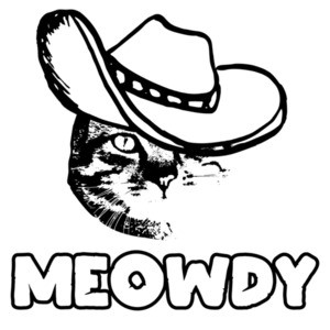 Meowdy - Cowboy Cat T-Shirt