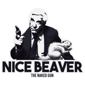 Nice Beaver - The Naked Gun - 80's T-Shirt