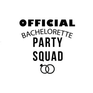 Official bachelorette party squad - bachelorette t-shirt