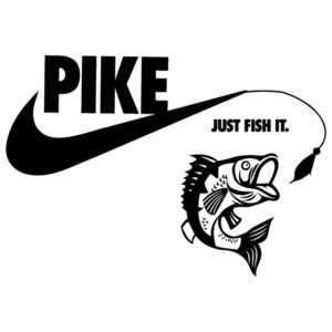 Pike Just Fish It - funny fishing t-shirt