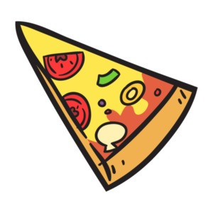 Pizza Slice - Parent + Child Funny T-Shirt