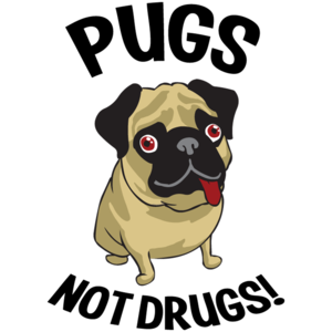 Pugs Not Drugs Funny Shirt