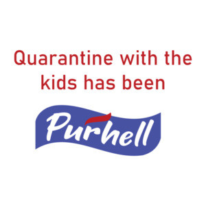 Quarantined With Kids has Been Purhell Funny Purell Coronavirus Shirt