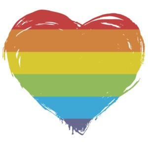 Rainbow Heart - Gay Pride T-Shirt