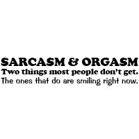 Sarcasm And Orgasm Two Things Most People Don't Get The Ones That Do Are Smiling Funny Shirt