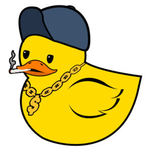 Stoner Rubber Ducky - Marijuana Weed T-Shirt