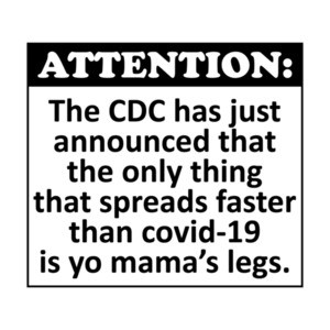The Only Thing That Spreads Faster Than Covid-19 Is Yo Mama's Legs - Coronavirus Shirt