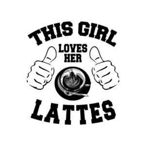 This Girl Loves Her Lattes T-Shirt