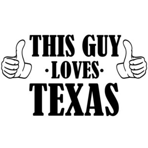 This guy loves Texas T-Shirt