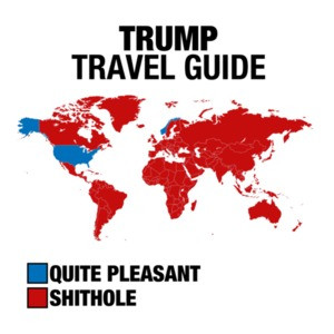 Trump Travel Guide Shithole T-Shirt