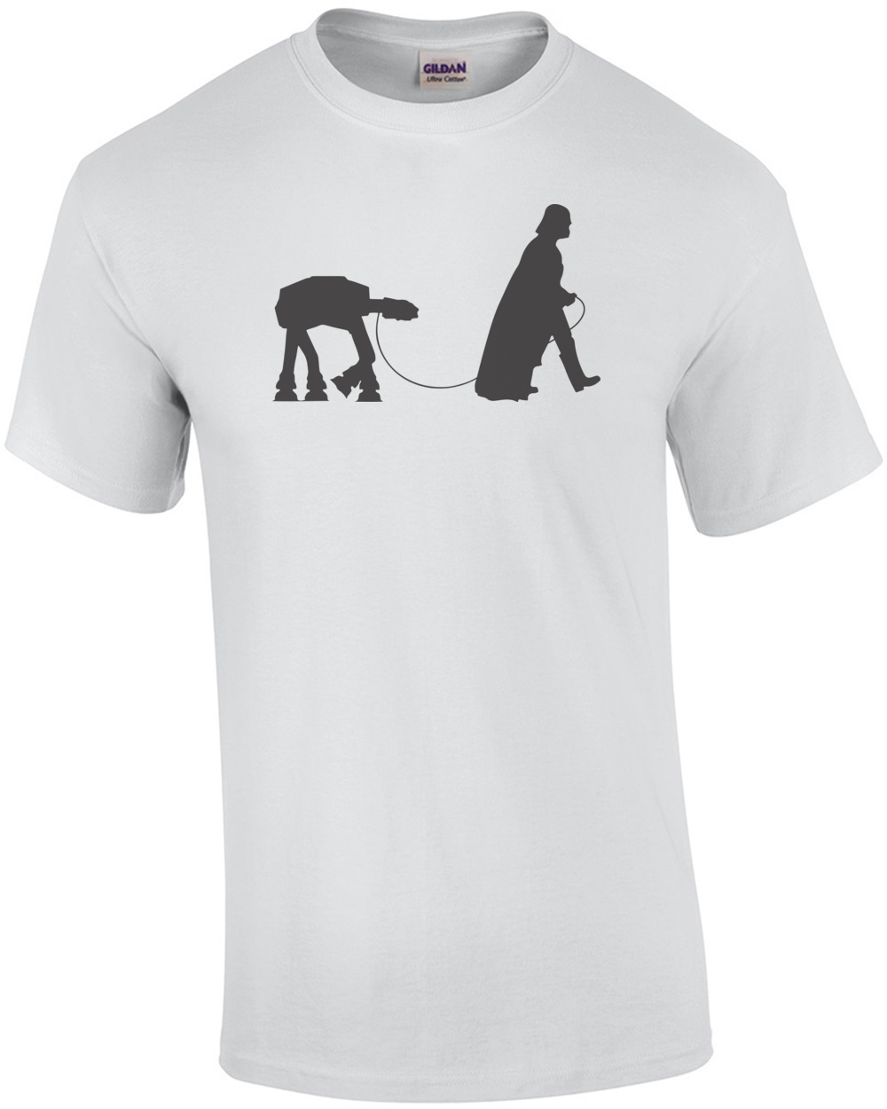 Darth Vader Walking An At-at On A Leash – Funny Star Wars T-shirt