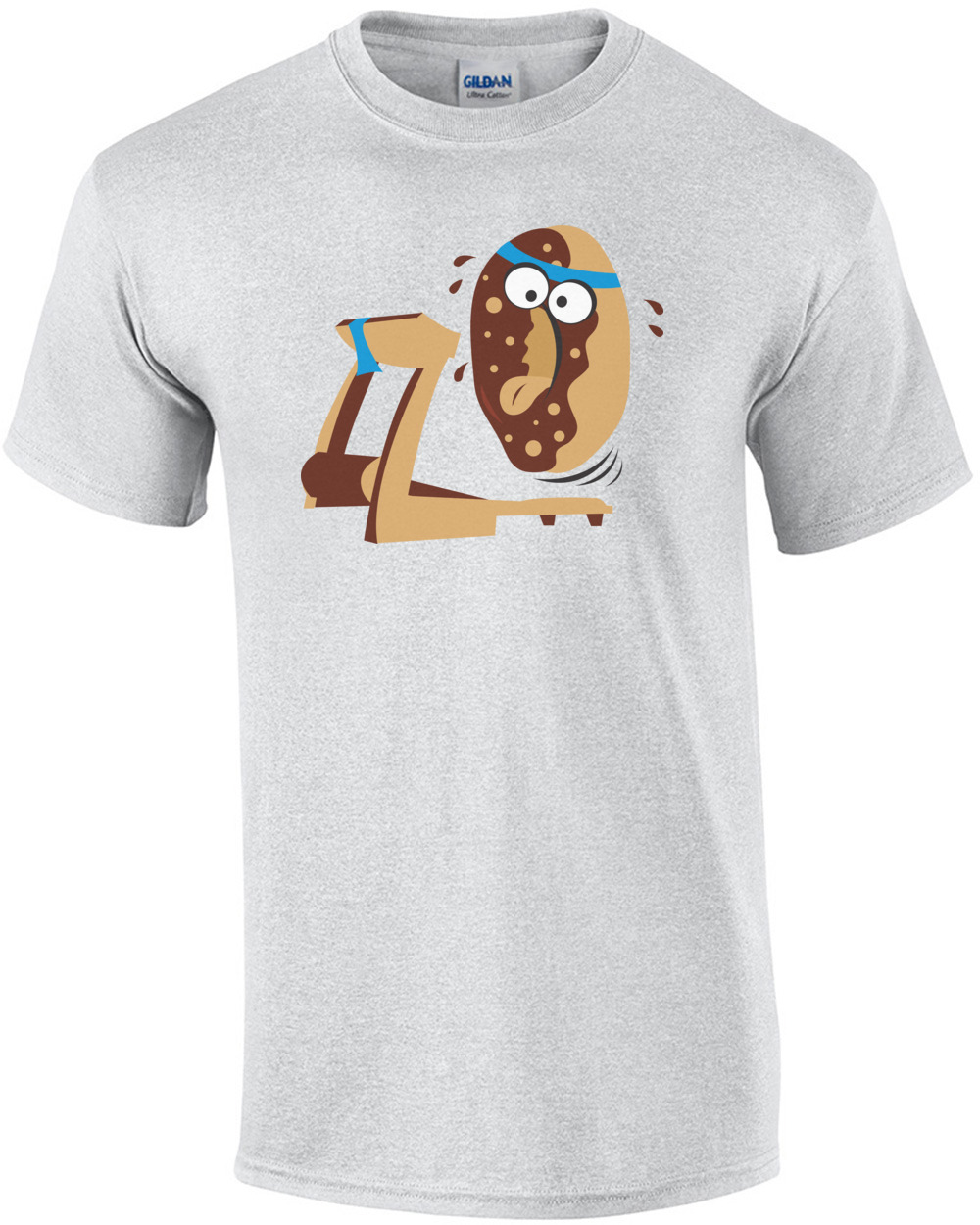 Donut On Treadmill Funny Shirt