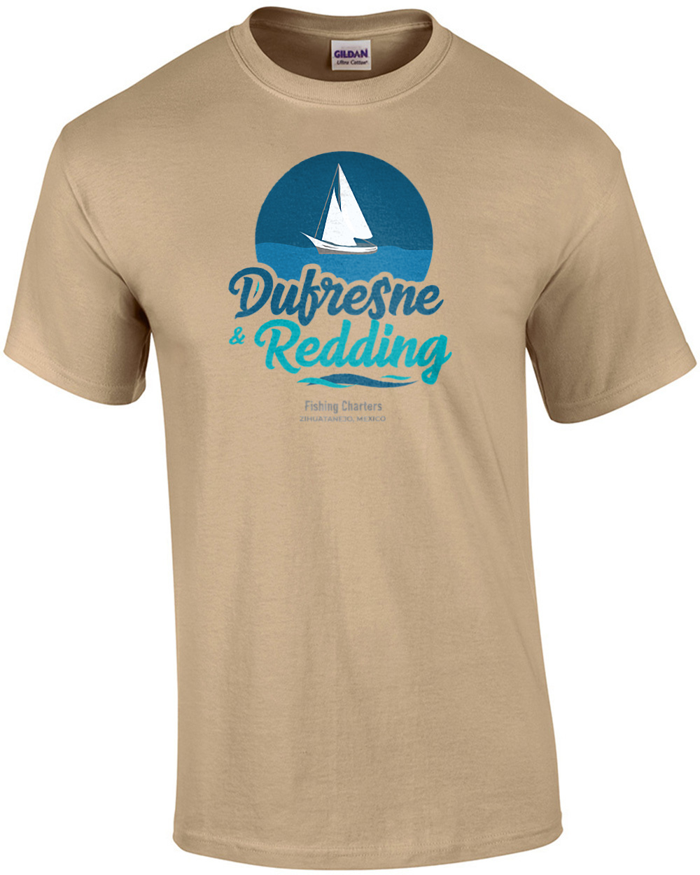 Dufresne & Redding – Fishing Charters – The Shawshank Redemption – 90’s T-Shirt