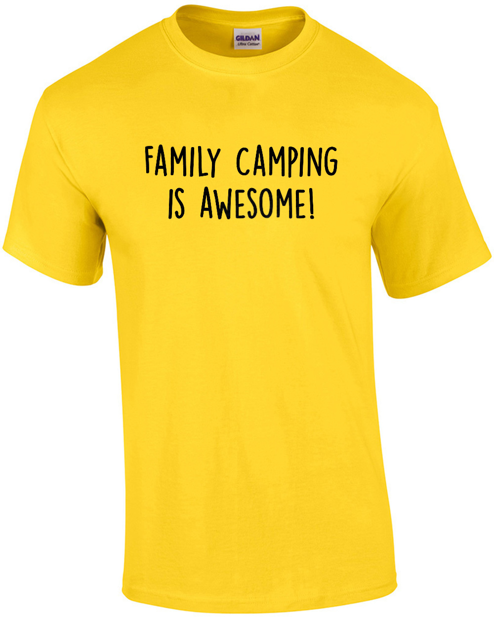 Family Camping Is Awesome – funny camping t-shirt