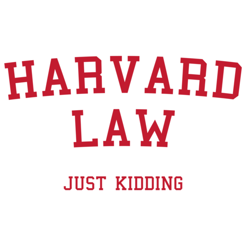 Harvard Law Just Kidding Unisex Sweatshirt | MY O TEES - Foto 5