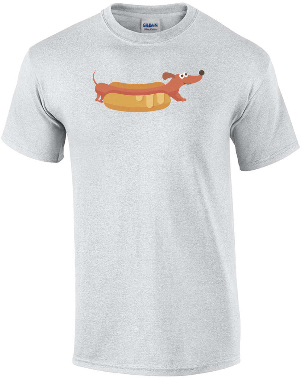Dachshund Dog Hot Dog Short Sleeved Shirt L New