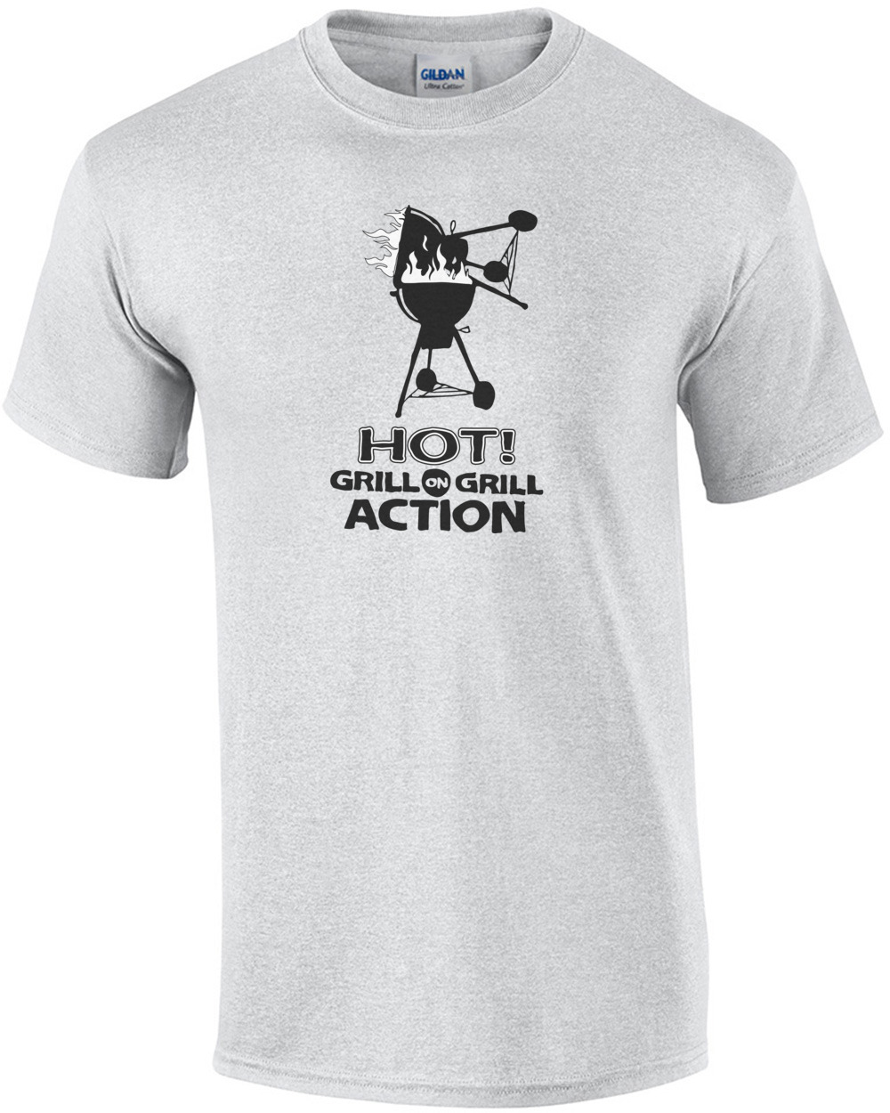 Oorlogsschip ik ben verdwaald Bespreken Hot Grill on grill action - t-shirt | eBay